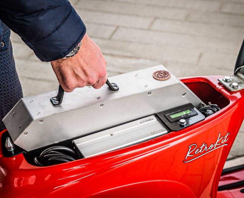 Batteria Vespa Elettrificata Con Retrokit