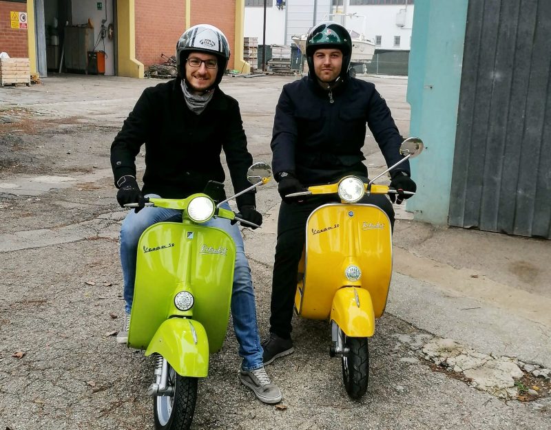 Vespa elettrica con Retrokit